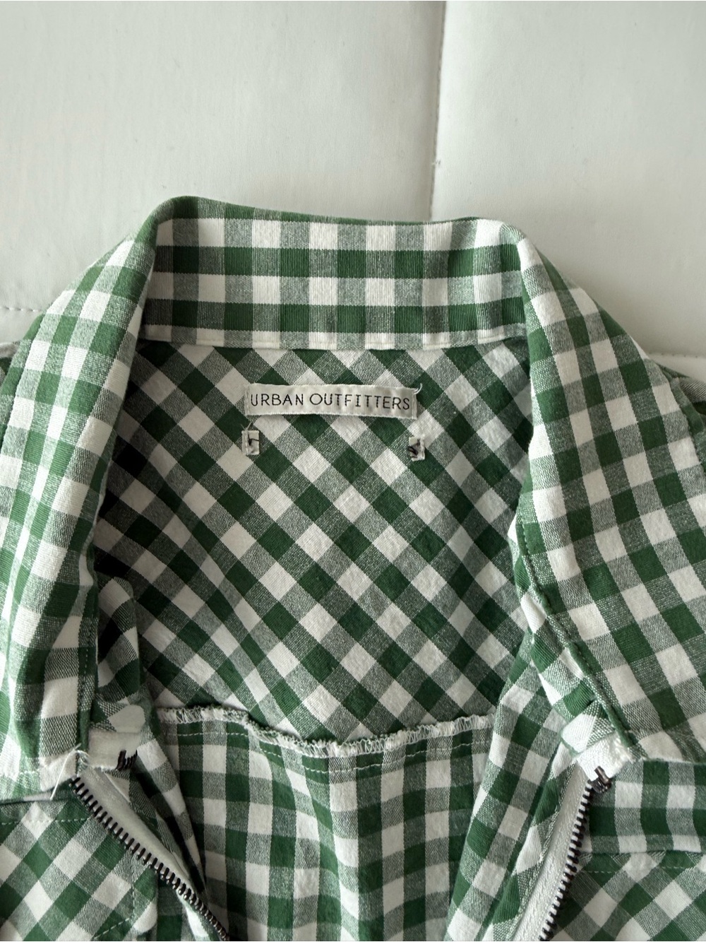 uo gingham jacket - Picture 3 of 6